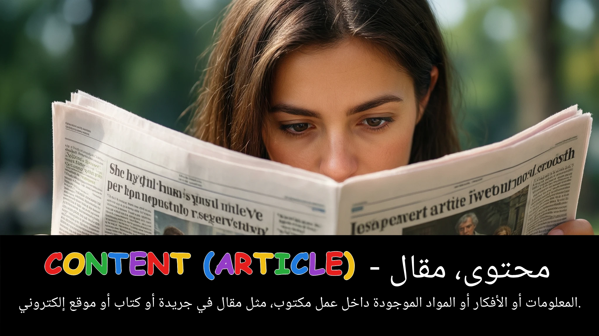 Arabic Illustration for content (article)